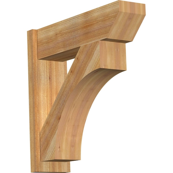 Ekena Millwork Westlake Slat Rough Sawn Outlooker, Western Red Cedar, 8"W x 28"D x 28"H OUT08X28X28WTL06RWR - main